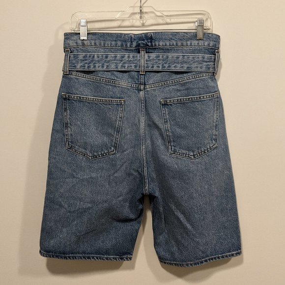 AGOLDE Reworked 90s High Rise Denim Shorts - Picture 2 of 6